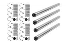 Supports d'ailes en métal de type tube